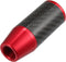X AUTOHAUX Automatic Manual Gear Stick Shift Knob Transmission Gear Lever Stick Shifter Handle Carbon Fiber Pattern Red...