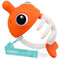 Mombella Clownfish Baby Teether Toys, Teething Toys for Babies 0 3 6 12 Months with Clip, Safe Soft Silicone Infant Teethers Toy 4-9 Months Old So...