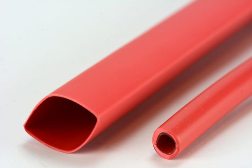 TEMCo 1/2" Marine Heat Shrink Tube 3:1 Adhesive Glue Lined 4 ft RED...