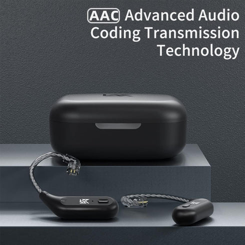 KZ AZ09 Bluetooth 5.2 Module Wireless Waterproof Ear Hook Extra Long Battery Life Bluetooth Cable for KZ ZST/ZSTX/ZS10/AS06/AS10/BA10/ZSR/ES4 (B p...
