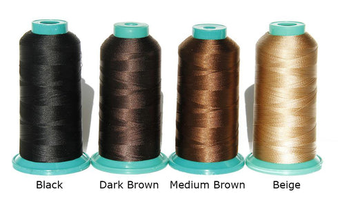 1800 Yard Elastic Nylon Sewing Thread for Wig Makers (Black)...