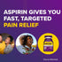 Bayer Extra Strength 500mg Aspirin Plus Caffeine for Powerful Pain Relief, 200 Coated Caplets...