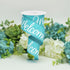 Welcome Canvas Wired Ribbon, White Script on Turquoise Teal Ribbon, 2.5 Inches x 10 Yards...