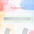 2pcs Irregular Edge Ruler, Metal Craft Ruler 8.4 x 1 Inch The Same Pattern Paper Tearing Ruler with Jagged Edge Measuring Rulers Deckle Edge Ruler...