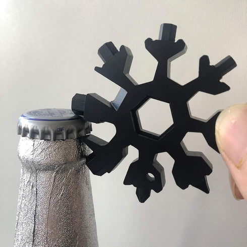 Stocking Stuffers Gifts for Men, 2-Pack Snowflake Multi-Tool 18-in-1, Screwdriver, Bottle opener, Outdoor Wrench Multi-tool, Best Gifts for Husban...