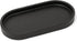 Matte Black Round Soap Dispenser Tray, 8” Soap and Lotion Bottle Tray Organizer Plate for Bathrooms, Kitchens, Countertops - Holds 2 Soap Dispense...