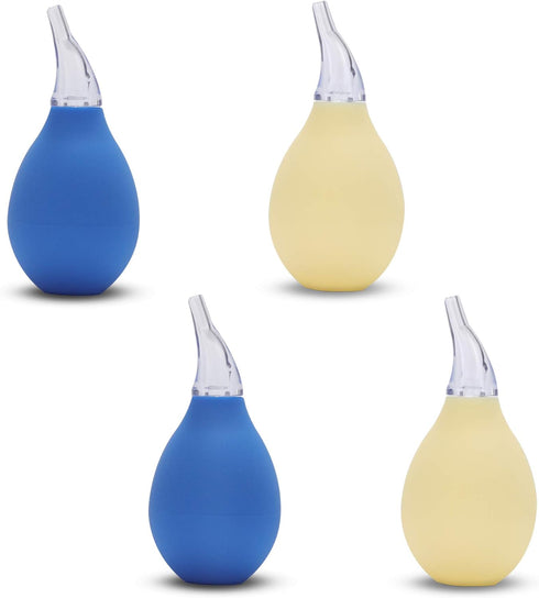 Lamoutor 4Pcs Premium Nasal Aspirator Nose Suction Bulb for Baby...