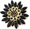Sparkling Rhinestone Sunflower Brooch Pink Flower Floral Crystal Lapel Pin Elegant Clothing Hat Bag Skirt Accessories...