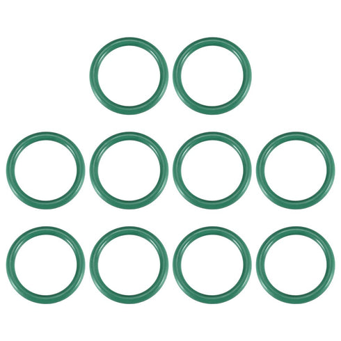 uxcell Fluorine Rubber O-Rings, 26mm OD 19mm ID 3.5mm Width FKM Seal Gasket for Machinery Plumbing, Green, Pack of 10...