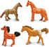 Safari Ltd. Horses TOOB - 12 Hand-Painted Mini Figurines Including Friesian, Haflinger, Stallion, Bay, Chestnut, Jutland, Trakehner, Clydesdale, &...