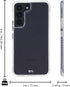 Case-Mate - Tough Series - Case for Samsung Galaxy S22-15 ft Drop Protection - 6.1 Inch - Tough Clear Plus...