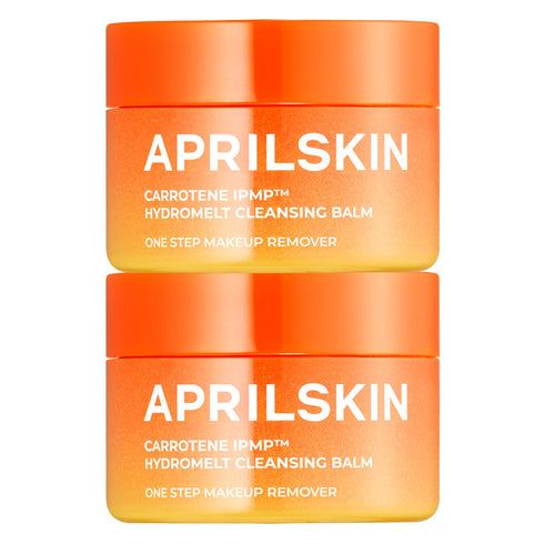 Aprilskin Carrotene IPMP Hydromelt Double Cleansing Makeup Remover Oil Balm Mini Size | Vegan | Blackheads Remover | Makeup Cleanser | Korean Skin...