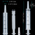 4 Pack 20mL Syringes for Lip Gloss Making Supplies Liquid TKP Lipgloss Base Flavoring Oil Oral Medicine Injection Feeding- with Tip Cap and Pipett...