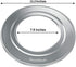 Bamboo Steamer Ring Adapter | Fits 8" to 13" Bamboo Steamer Basket | Stainless Steel Steaming Ring for Dumplings, Dim Sum, Veggies, and Cooking Es...