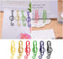 Music Paper Clips 6 Colors, 100 Pcs Cute Paper Clips Funny Creative Music Coloured Plastic Alloy Office Stationery for Documents Book Memo Paper...