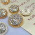 vingol 10PCS Round Metal Rhinestone Buttons For Clothing DIY Sewing Accessories Wedding Decaration Wholesale Luxury Fashion Decor Button...
