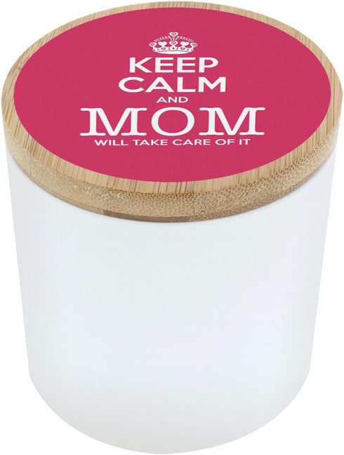 ThisWear for Mom Keep Calm and Mom Will Take Care of It Mom Gift Seal Pot Decorative Jar Decor Mom...