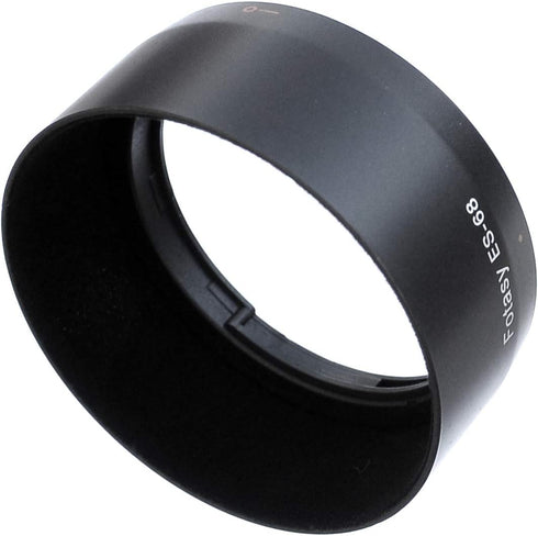 Fotasy Flocked Dedicated Bayonet Lens Hood for Canon EF 50mm f/1.8 STM Lens, Interior Flocking Hood, Canon 50mm 1.8 STM Lens Hood, Replacement of ...