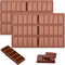 Food Grade Break-Apart Chocolate Molds, Silicone Chocolate Bar Sweet Molds Hot Chocolate Energy Bar Moulds Rectangle Baking Silicon Bakeware Molds...
