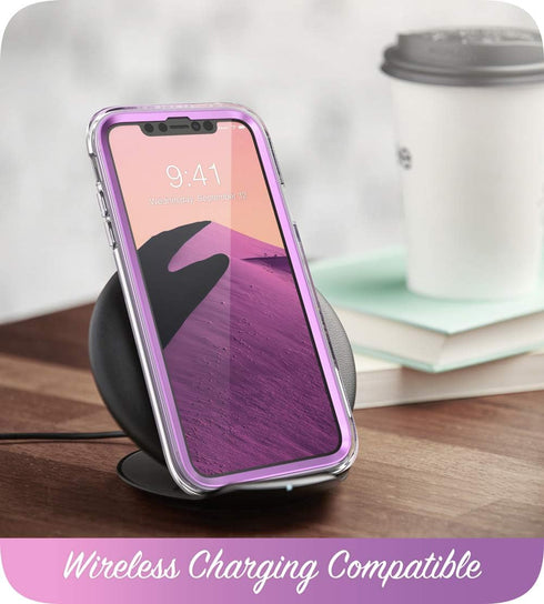 i-Blason Cosmo Series Designed for iPhone Xs Max Case 2018 Release, Full-Body Bumper Case with Built-in Screen Protector, 6.5"-Ameth...