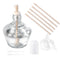 Annhua Alcohol Lamp Burner Alcohol Bunsen Burner 150ML, Glass Alcohol Burner Lab Equipment Heating - 5 Replacement Wicks, 2 Droppers and Funnel...