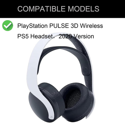 Cooling-Gel Earpads Cushions Replacement Compatible with Sony Playstation 5 Pulse PS5 3D Headset.Replacement Ear Pads Cushions with Noise Isolatio...