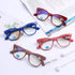 DOOViC 4-Pack Reading Glasses Blue Light Blocking Computer Readers Anti Eyestrain New Classic Style Spring Hinge Glasses for Women 1.5 Strength...