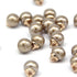 10mm Round Beige Faux Pearl Buttons with Gold Metal Shank, for Clothes, Shirts, Skirts, Wedding Dresses, DIY Crafts, Handmade Sewing Accessories(2...
