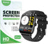 Compatible for Zhizhi P72 Smart Watch Screen Protector (6 Pack) Compatible for SOUYIE 1.91" Smartwatch Flexible Full Coverage Clear TPU Film...