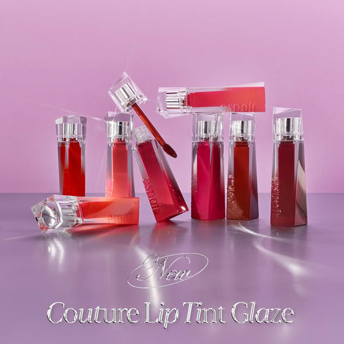 Espoir Couture Lip Tint Glaze #1 Apple Sorbet 0.19oz | Volumizes & High-Shine Lip Plumper | Long-Lasting Vibrant Color | Thickening radiance Lip S...