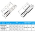 Heat Shrink Bullet Connectors, 100 Pcs Female Male Electrical Bullet Butt Terminals Insulated Waterproof Marine Bullet Connectors for Watercraft, ...