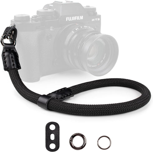 Rope Camera Wrist Strap,Camera Hand Strap Compatible with A6400 A6000 A7 IV,for Fujifilm X100V for Nikon Zf Z30 for Canon EOS R6 R7 R8 R10 Camera ...