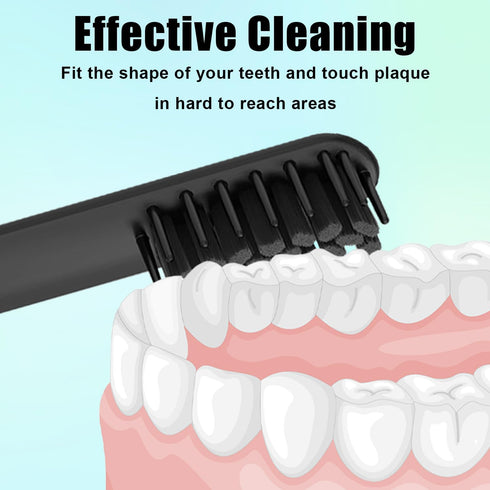 Toothbrush Replacement Heads for Quip, SAREAL 4 Pack Adult Refill Electric Brush Heads for Quip Toothbrush Heads, Electric Brush Heads Refill for ...