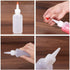 BENECREAT 12PCS 4 Ounce Plastic Squeeze Dispensing Bottles with Measurement and Red Tip Caps - Good For Crafts, Art, Glue, Multi Purpose...