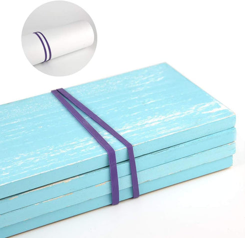 Coopay Large Heavy Duty Latex Rubber Bands Trash Can Bands for Office Supply, File Folders, Cat Litter Box, Size 12 inches, 30 Pack (Purple)...