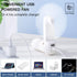 JISULIFE Handheld Fan with 4500 mAh Powerbank Max 37 Hours Runtime, Pocket Portable Battery Operated or USB Powered Folding Personal Fan, 3 Speeds...