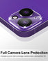 [3 Pack Compatible for iPhone 14 Plus ? iPhone 14 Camera Lens Protector 9H Tempered Glass, Anti-Scratch, Ultra HD, Case Friendly Camera Covers for...