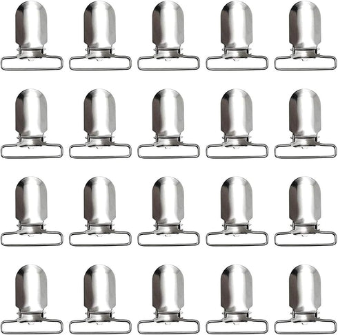 20-Piece Men's Suspender Clips: Heavy Duty Bed Sheet Fasteners and Straps Holder...