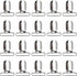 20-Piece Men's Suspender Clips: Heavy Duty Bed Sheet Fasteners and Straps Holder...