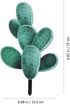 COHEALI Metal Desert Cactus Sculpture Rustic Cactus Plant Home Decor Cactus Garden Cactus Yard Art Ornaments Cactus Stakes Lawn Ornaments for Pati...