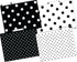 Barker Creek Black & White Dot File Folders on 14pt Stock, Set of 12, Letter Size, 1/3 Cut Tabs, Home, School and Office Supplies (2004)...