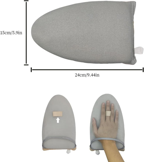 Garment Steamer Ironing Glove with Finger Loop, Heat Resistant Waterproof Ironing Mitt for Heat Resistan Handheld Steamer, Garment Steamer Accesso...