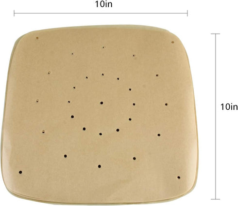 Air Fryer Parchment Paper Liners?10"×10"? Square 100Pcs Compatible with XXXL Air Fryer,Perfect for 6.8QT/7.6QT/8.5QT/9.5QT Or Bigger Air Fryers (B...