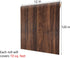 Decotalk Wood Grain Contact Paper for Cabinets Walnut Wood Countertop Peel and Stick Wallpaper Vinyl Dark Brown Wood Wallpaper Self Adhesive 12"x1...