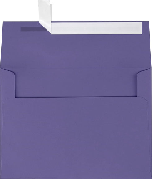 LUXPAPER A7 Invitation Envelopes for 5 x 7 Cards in 80 lb. Wisteria, Printable Envelopes for Invitations, w/ Peel and Press Seal, 50 Pack, Envelop...