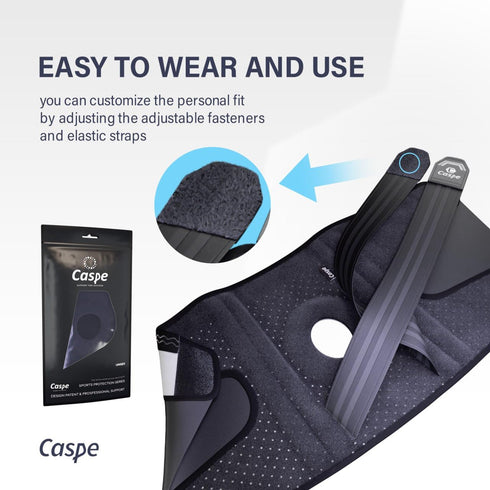 Hook & Loop Knee Brace for Knee Pain, Adjustable Knee Support with Patella Gel Pad & Side Spring Stabilizers, Knee Wrap for Arthritis, Meniscus Te...