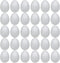 Crafjie Foam Eggs 30pcs 3.15 Inch (8cm) White Craft Polystyrene Eggs Smooth for Spring Easter Halloween Christmas Holiday Crafts Making Handmade D...