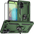 Samsung A71 5G Case, A71 5G Phone Case with Screen Protector, Military Grade Protective Cases with Ring for Samsung Galaxy A71 5G (Military Green)...