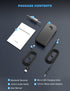 APEKX Bluetooth 5.3 Receiver for Car, Home Stereo, Speakers, and Headphones - 3.5mm Wireless Adapter with 10 Hours of Continuous Music Streaming a...