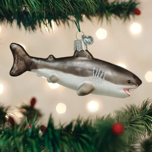 Old World Christmas Great White Shark...